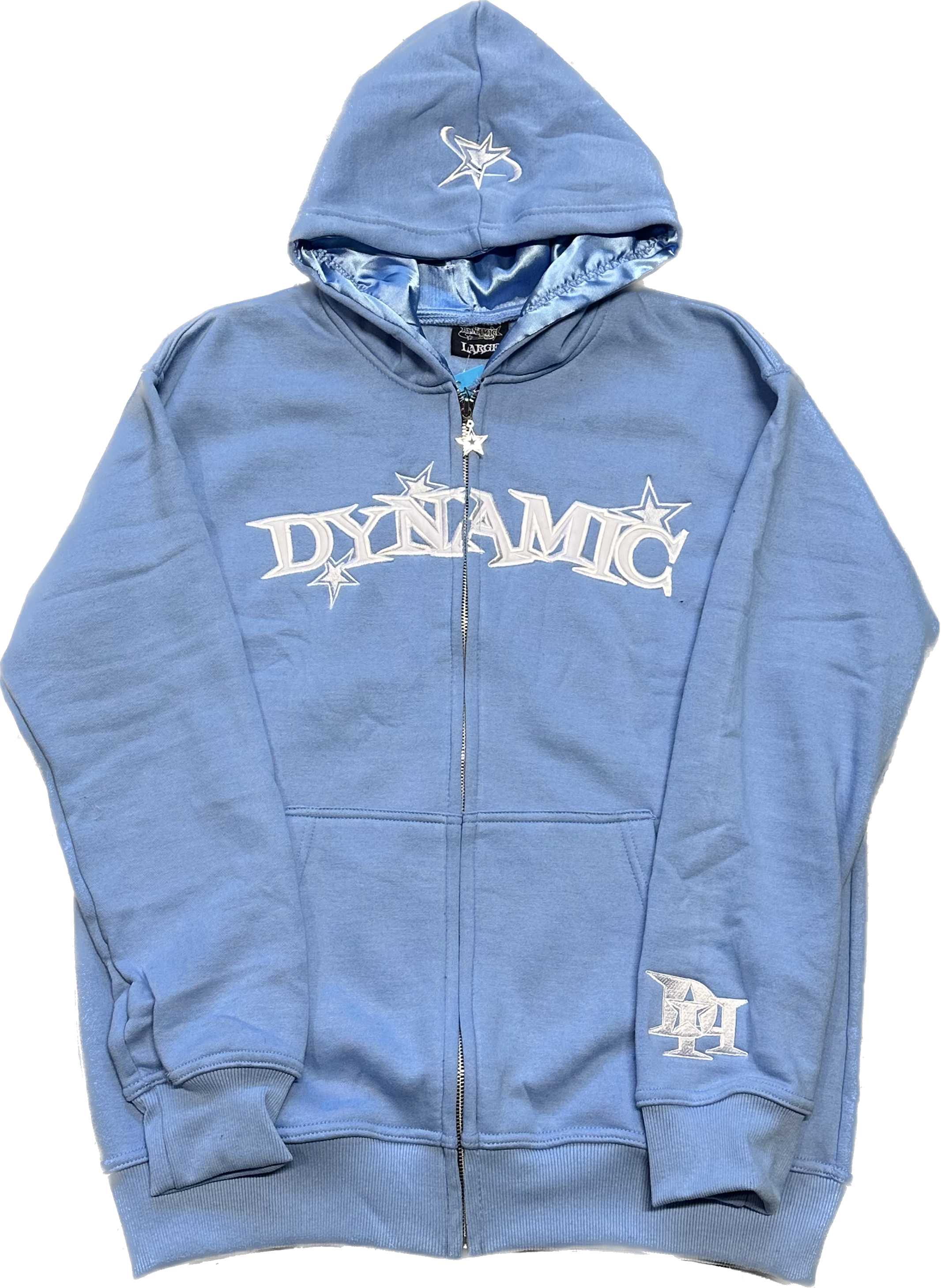 SKY BLUE DYNAMIC ZIP HOODIE